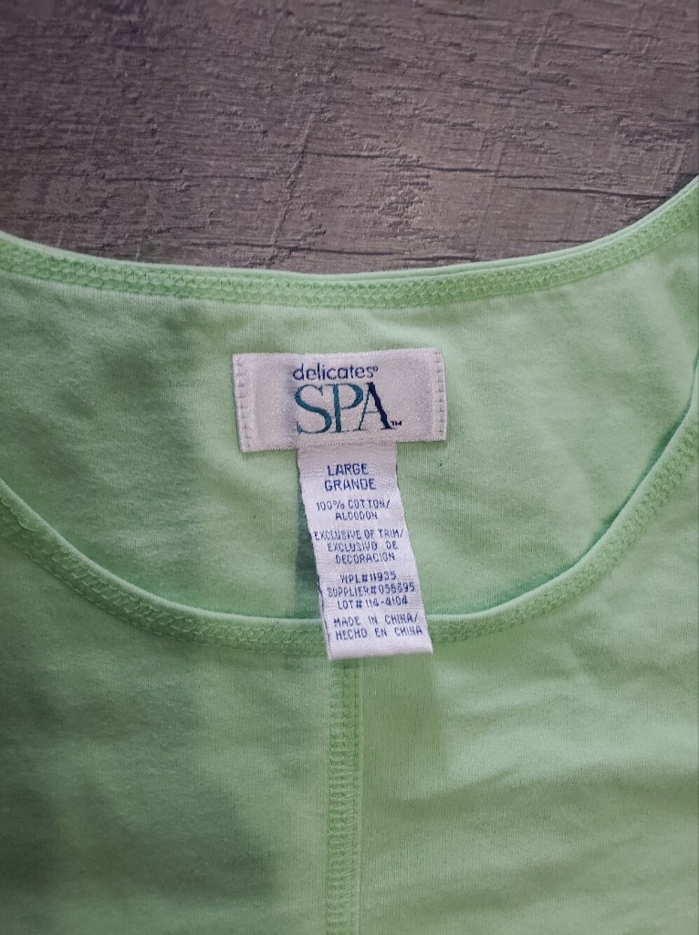 Green Delicates Spa Robe - Picture 5 of 6